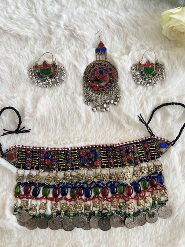 Afghan jewellery set - afghan,