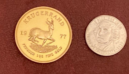 South african gold krugerrand - african,