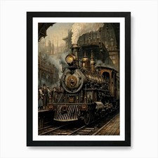 Steampunk Locomotive Victorian