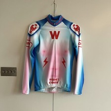 Walter Van Beirendonck Cycling Jersey Top Ghosts Blue Long Sleeve S mirror