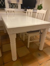 Farmhouse solid table and - solid,