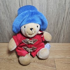 Vintage Eden Small Paddington Bear Soft Toy Plush Stuffed Teddy Hat Coat 