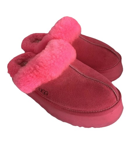 Ugg platform slippers hot pink - slippers,