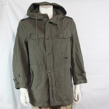 Genuine Surplus German Army Parka Olive Unlined Canvas Military Grade 2 (3746)