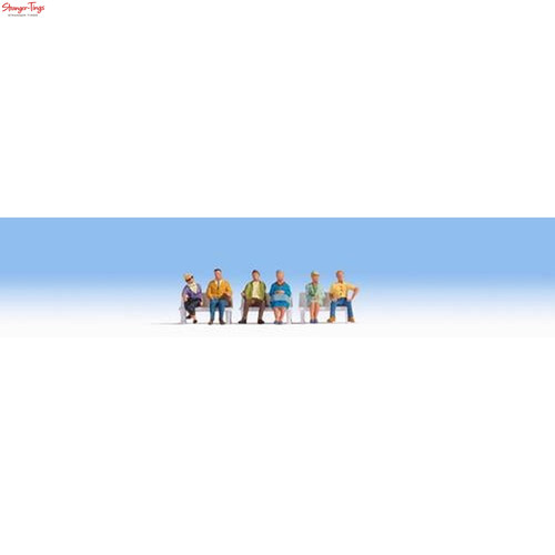 Noch seated people figure - people, (6)