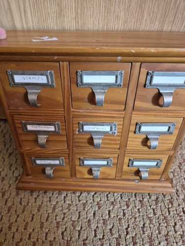 Vintage wooden drawer - vintage, 9