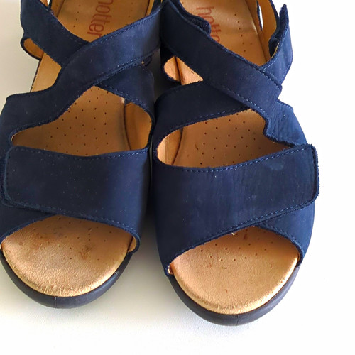Hotter navy suede strappy - hotter,