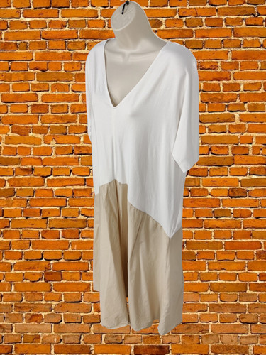 Cos white beige dress - cos,