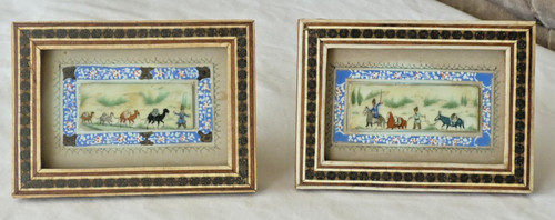 Pair vintage persian - of,