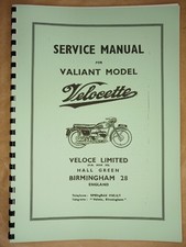 VELOCETTE VALIANT MODELS