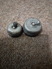 Two Vintage Metal  Dolly  Switches  Patent No 251757 Made In England