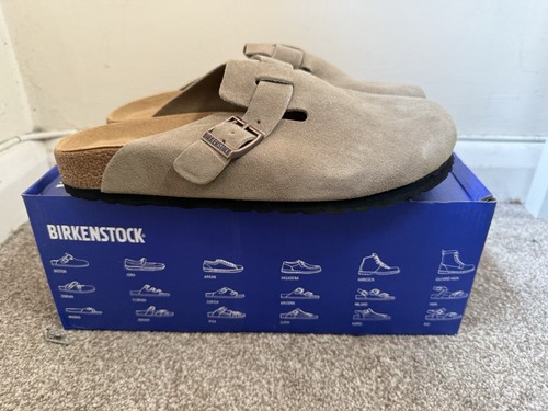 Birkenstock boston clogs suede - birkenstock,