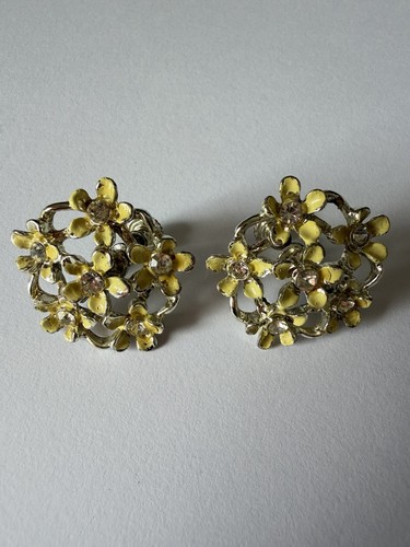 Vintage floral screw - screw, back