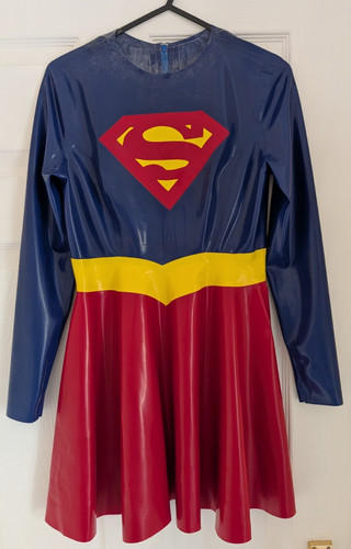 Latex supergirl inspired - latex,