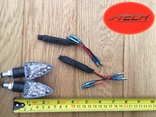 2 x LED Motorcycle Indicators & 2 Load Resistors  From J-TECH .Universal Fit
