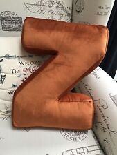 Large Handmade Velvet Letter Cushions Your Choice Of Colour And Letter