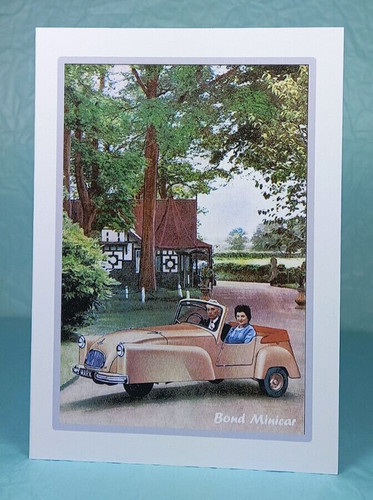 Bond minicar greeting - mk, c