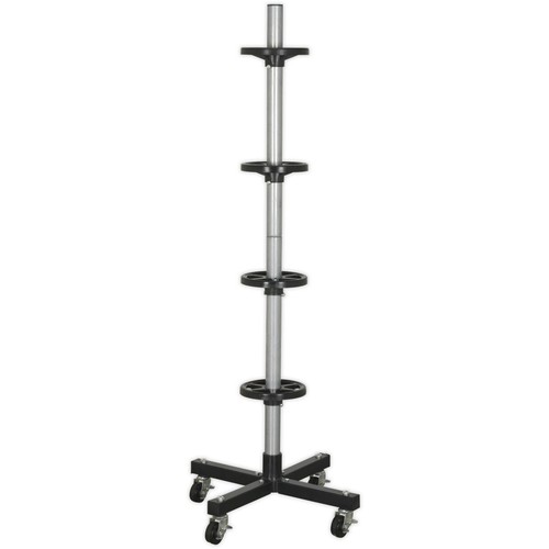 Freestanding wheel storage - freestanding,