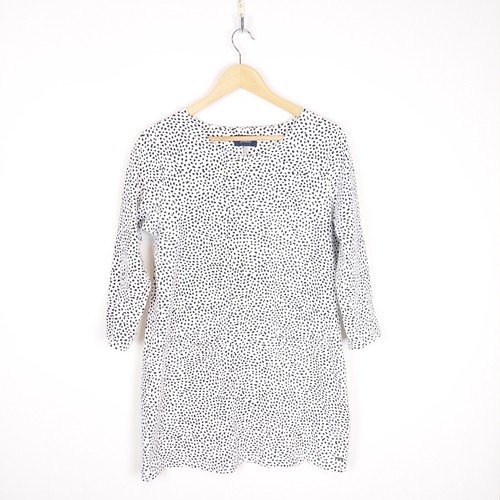 Joules white cotton navy - joules,
