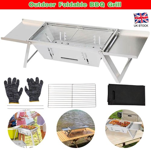 Portable bbq grill - grill, set