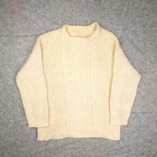 Vintage Aran Sweater Mens XL