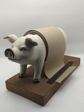 Pig Note Holder Cast Iron Cottage Core