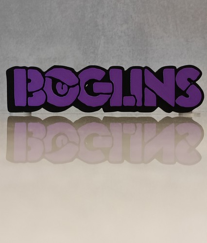Boglins printed display - printed,