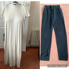 Ladies Clothes Zara Dress/Asos Joggers  Size XS & 6