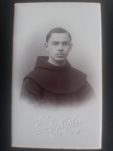 Cdv handsome man monk - handsome,