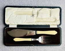 Vintage Fish Serving Set