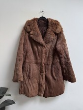 Vintage Real Coney Fur Coat -