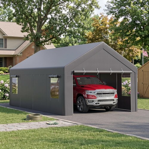 20ft carport canopy heavy - x,