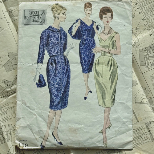 50s vogue couturier design - couturier,