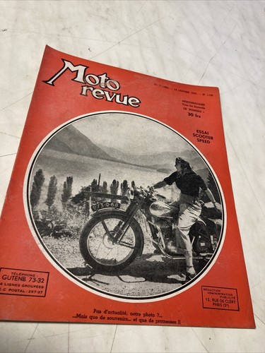 Magazine motorcycle 1120 1953 - motorcycle,