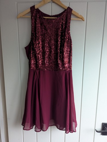 Primark burgundy sequin party - primark,