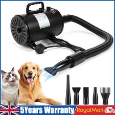 2800W High Velocity Dryer Pet Hair Dryer Grooming Hairdryer Fur Blower Blaster