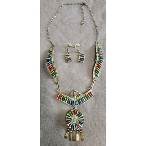 Zuni sterling multi - zuni, multi-stone