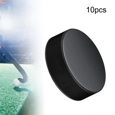 Hockey Pucks 10Pcs Smooth Portable Official Regulation Rubber Sturdy Hockey