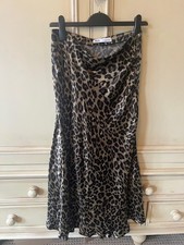 Zara Satin Ecru/Black Animal