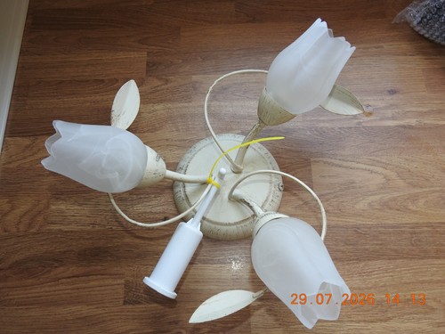 Triple light ceiling shabby - light,,