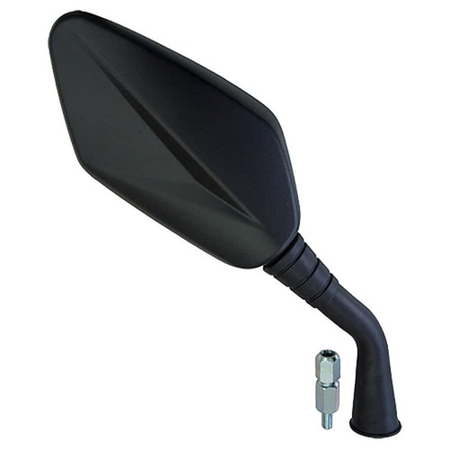 Right black handlebar mirror - black,