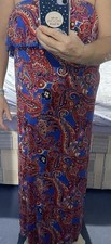 Next Paisley Maxi dress Size 14p