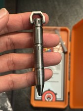 MecArmy TPX8 Mini Titanium Pen with 1 D Key Ring