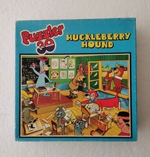 Hanna Barbera Huckleberry Hound Puzzler 30 Large Piece Jigsaw Puzzle 1977