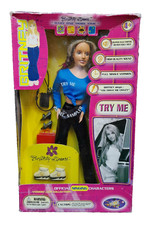 BRITNEY SPEARS YOU DRIVE ME CRAZY FASHION DOLL BLUE / BLACK OUTFIT PIGTAILS 1999