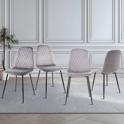 Set dining chairs padded - dining,