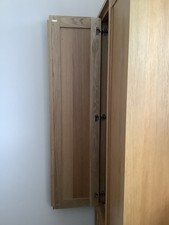 M&S Sonoma Solid Oak Double Wardrobe Drawer, Hanging Rail, Shelf (1 Of 2)