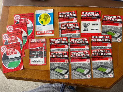 Man united programmes 1967 - man,