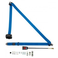 Front Automatic Seat Belt For Ford Iveco Eurotech 400E34 - 1993 Shape Blue