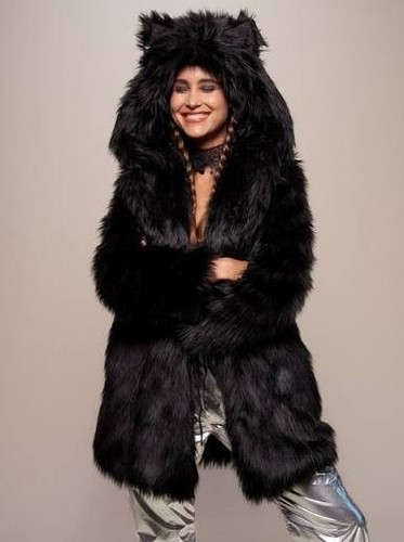 Spirithoods black wolf - black,